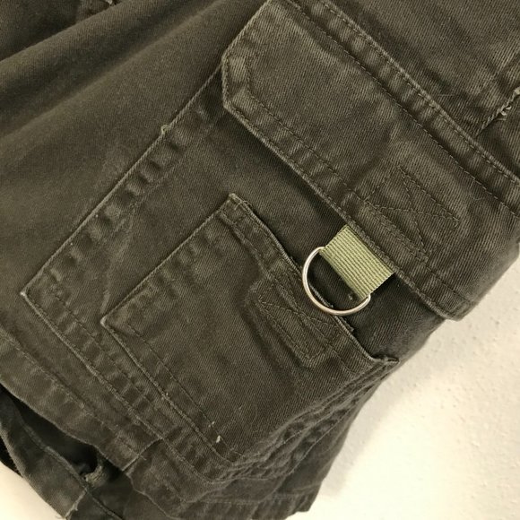 French Laundry Cargo Mid Rise Shorts 7/8 - Picture 3 of 8
